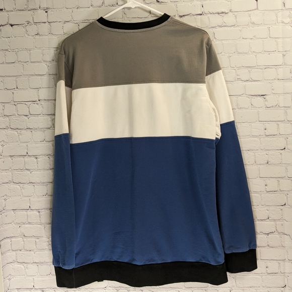 META Threads POKI Color Block  Sweatshirt XL runs small note measurements - Picture 2 of 6